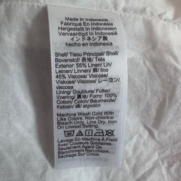 J. Crew Factory Squareneck Linen-blend Vest Top, Size 12 - Picture 5 of 8